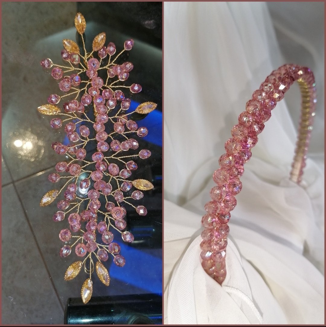 Broche cheveux + serre tête 🩷✨ 