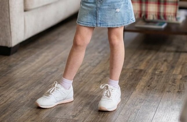 Baskets fille 🤍🌸 