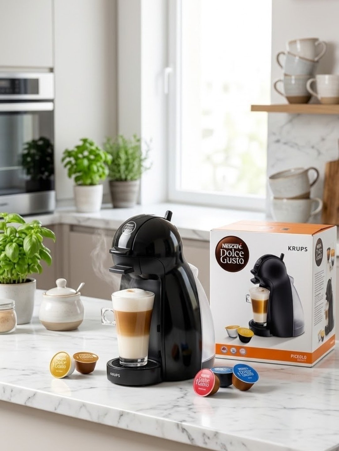 Cafetière à capsules manuelle Krups Nescafé Dolce Gusto Piccolo ☕ 