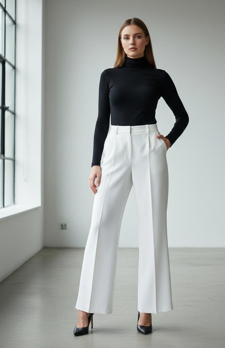Pantalon blanc large 🤍 ✨ 