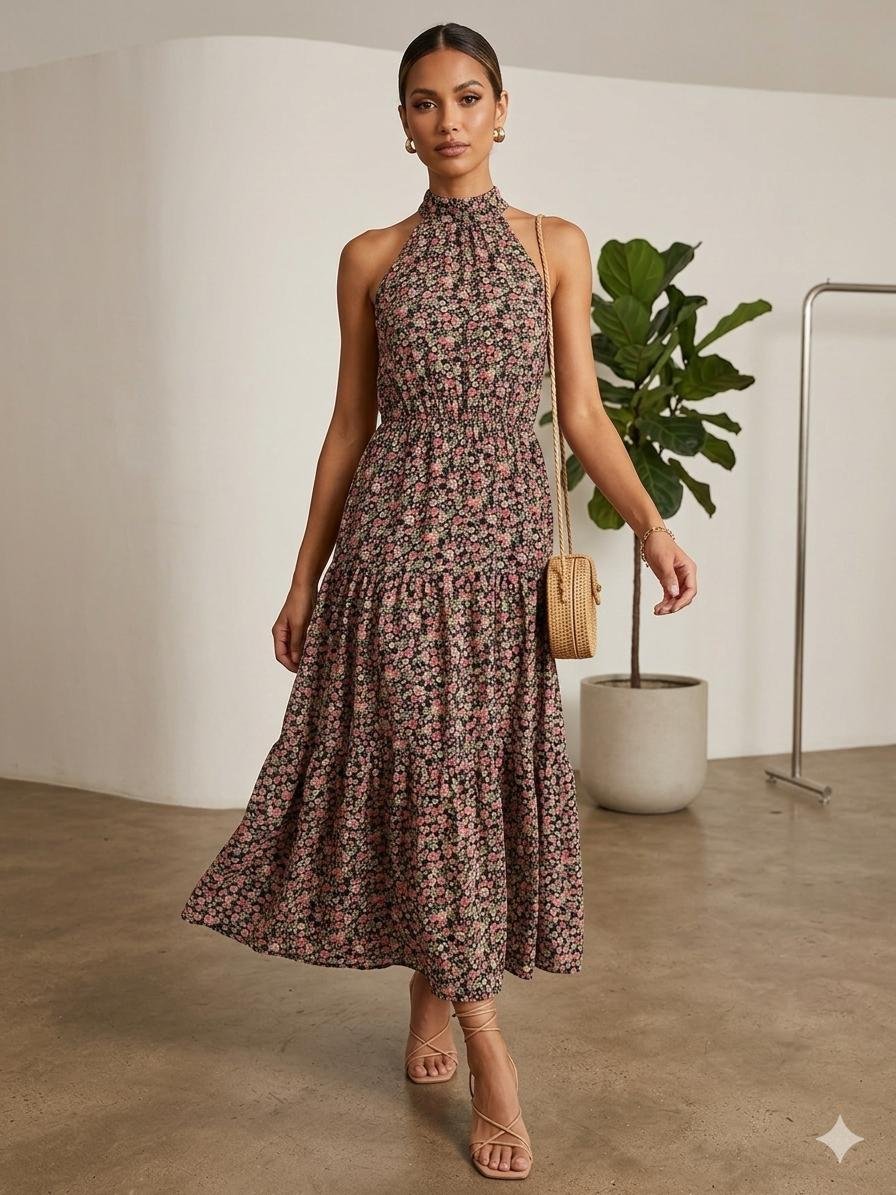 Robe fleurie shein ✨🌸 