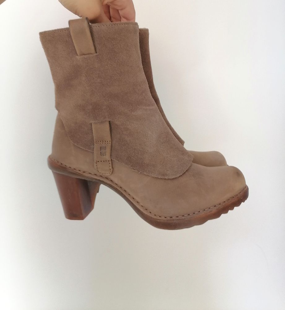 Bottines beige 