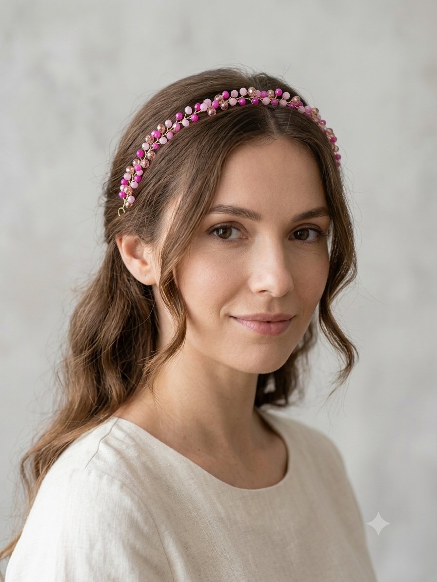 Serre tête en cristal 💕🌸 
