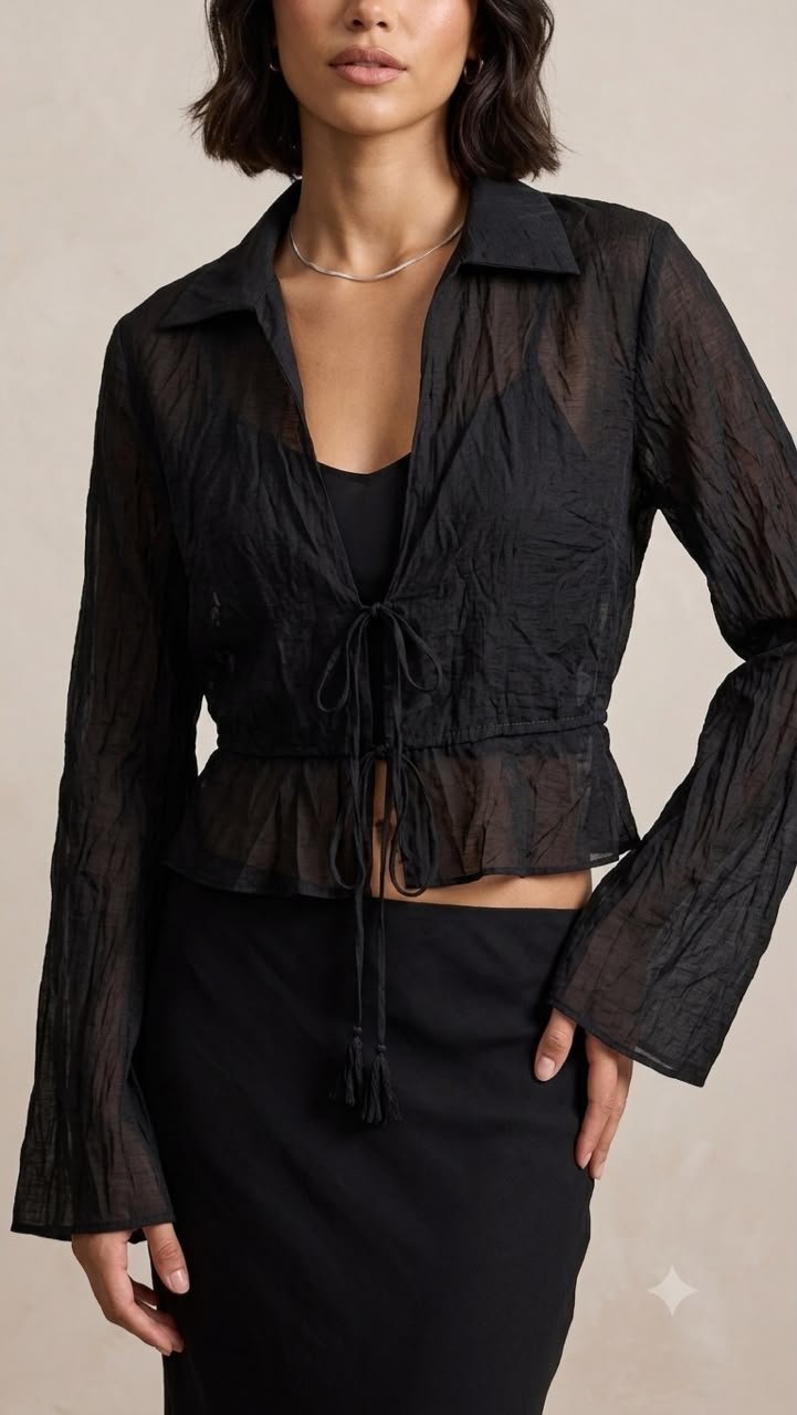 Blouse noir ZARA 🖤💫 