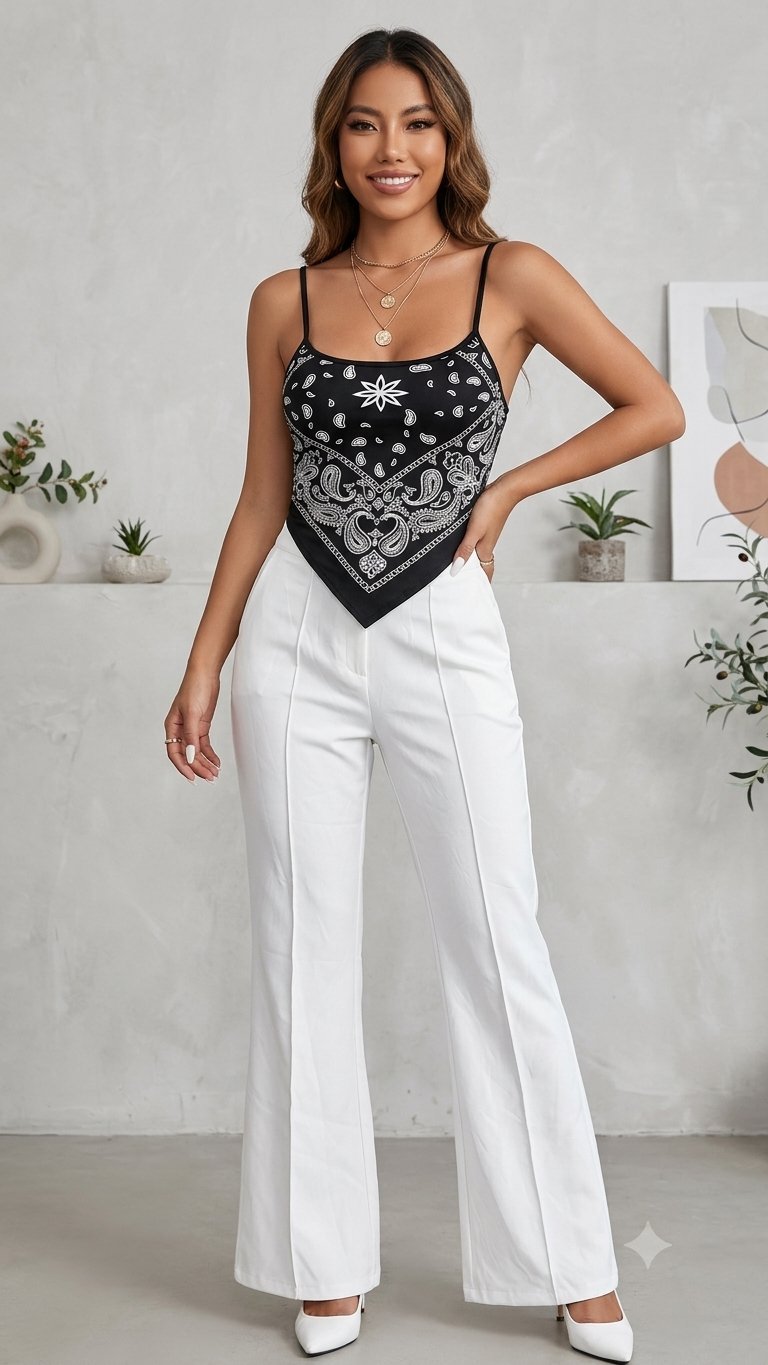 Pantalon blanc large ✨ 