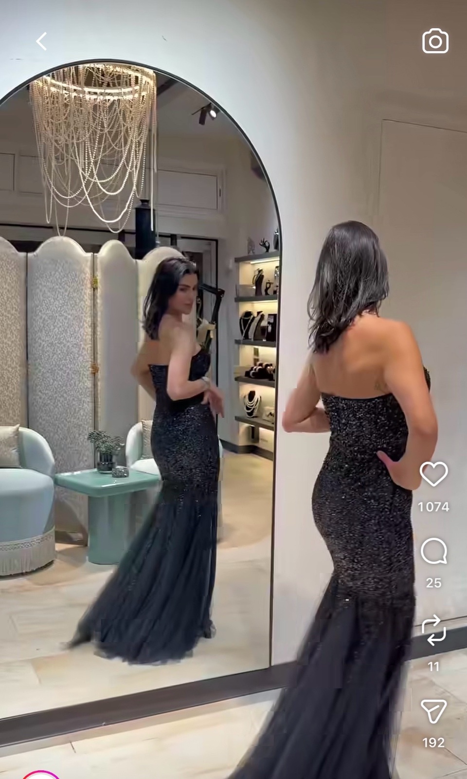 Robe soirée noire