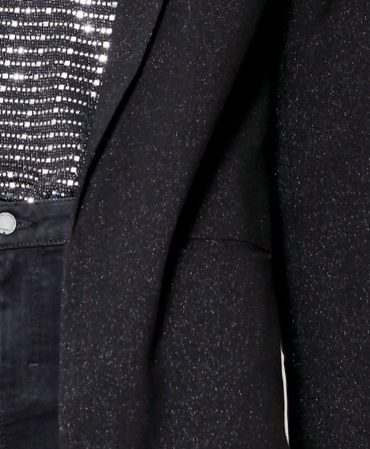 Blazer noir pailleté vero moda