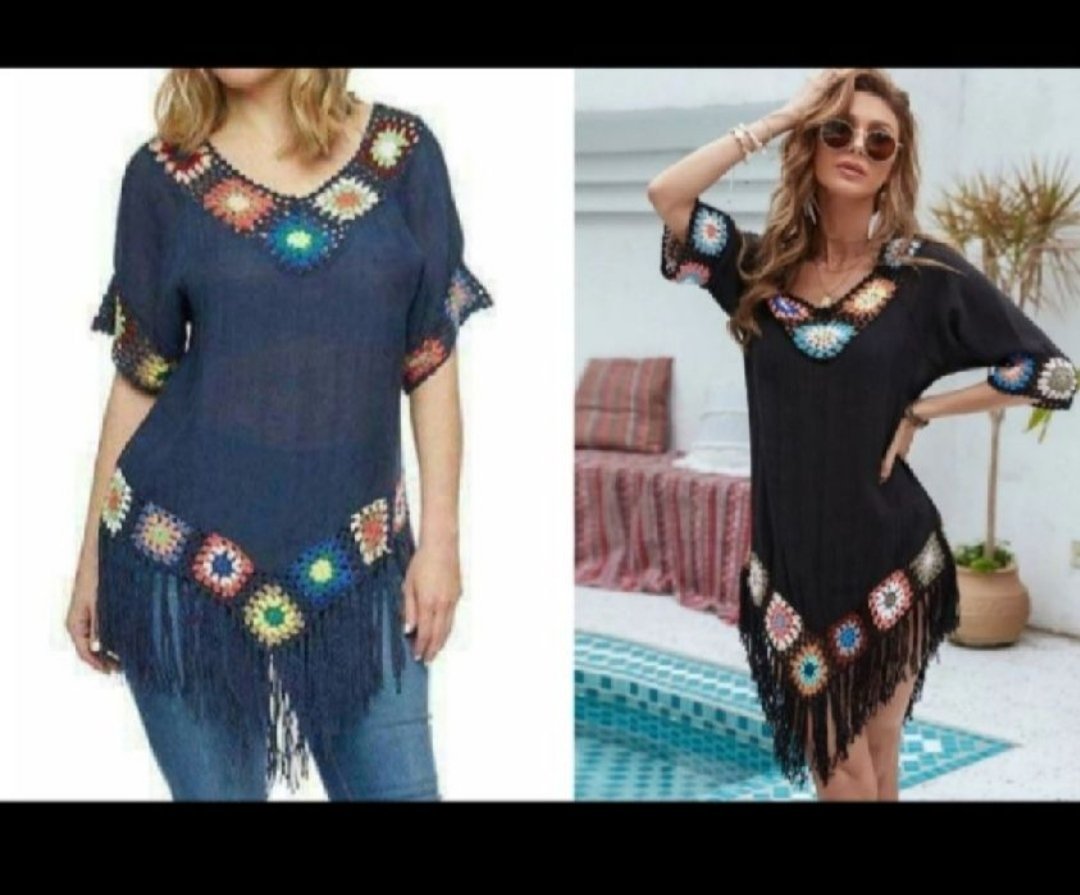 Tenue de plage avec motif floral peu portée tlabbes de 38jusq 44