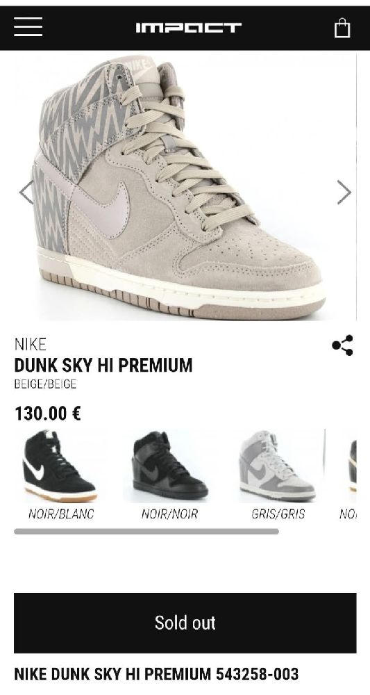 Nike stilé compensée forsa 😍