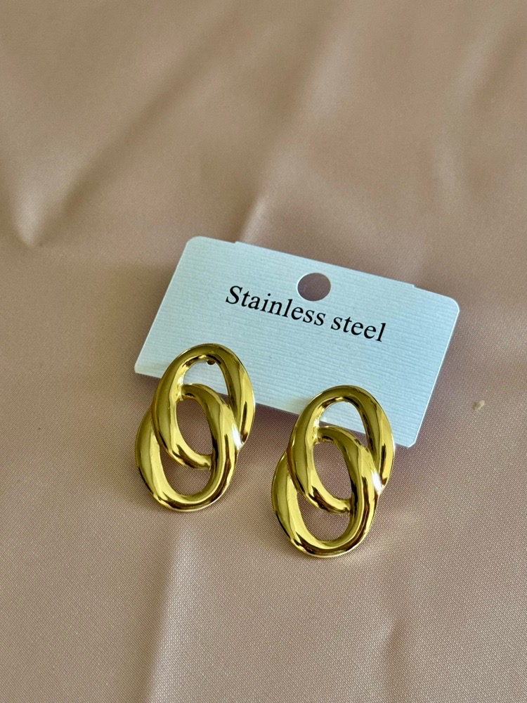 ✨ Boucles d’oreilles dorées – Acier inoxydable (Tendance 2026) ✨