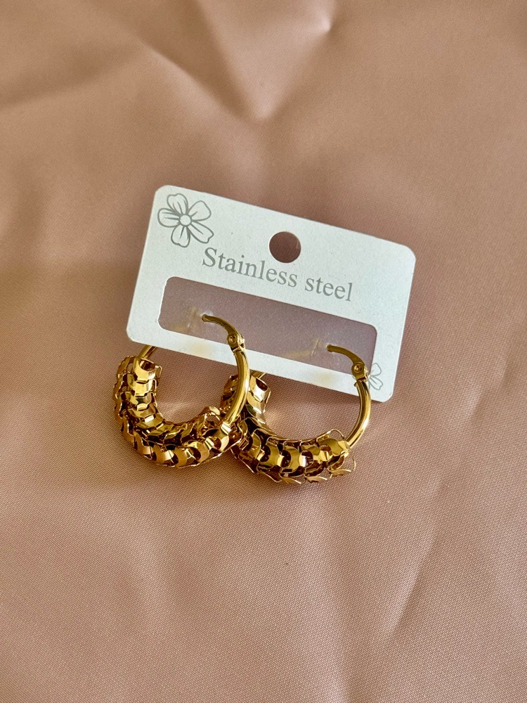 ✨ Boucles d’oreilles dorées – Acier inoxydable (Tendance 2026) ✨