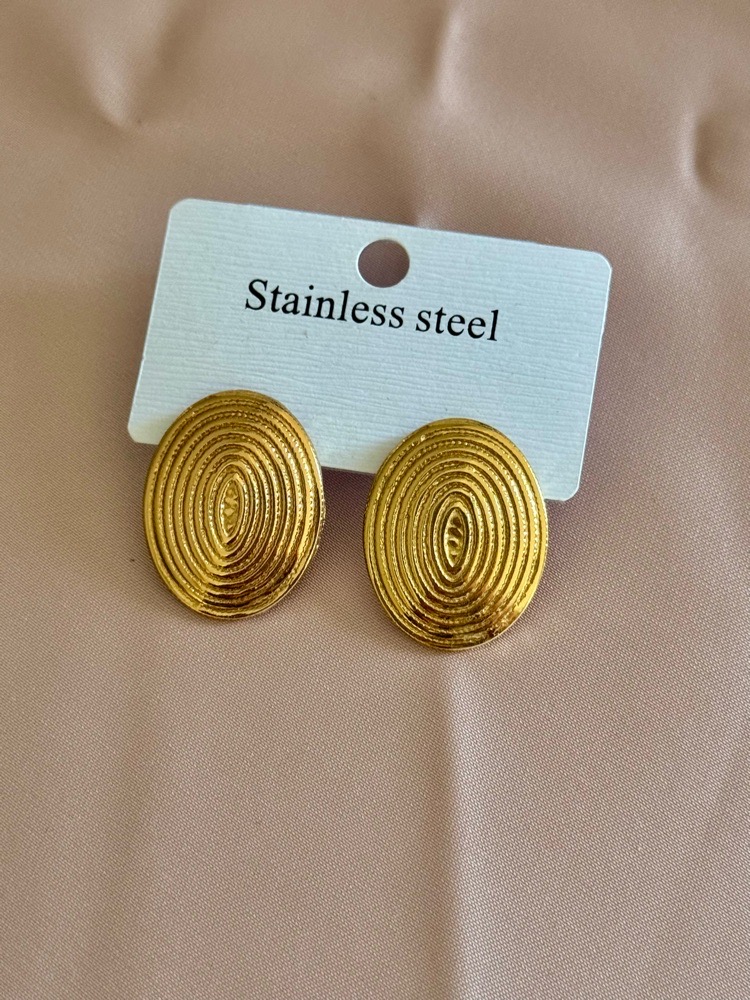 ✨ Boucles d’oreilles dorées – Acier inoxydable (Tendance 2026) ✨