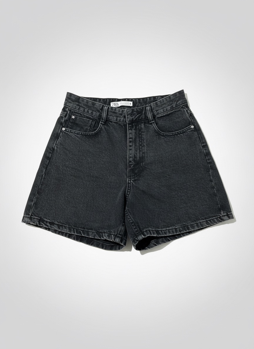 Short noir zara