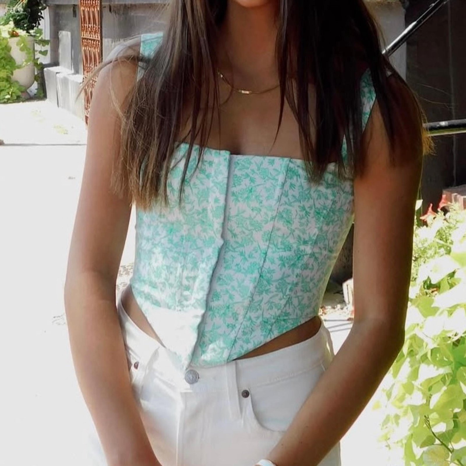 Floral corset 