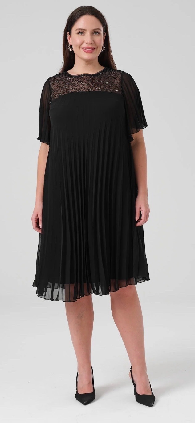 Robe noir plisse  de la marque darling