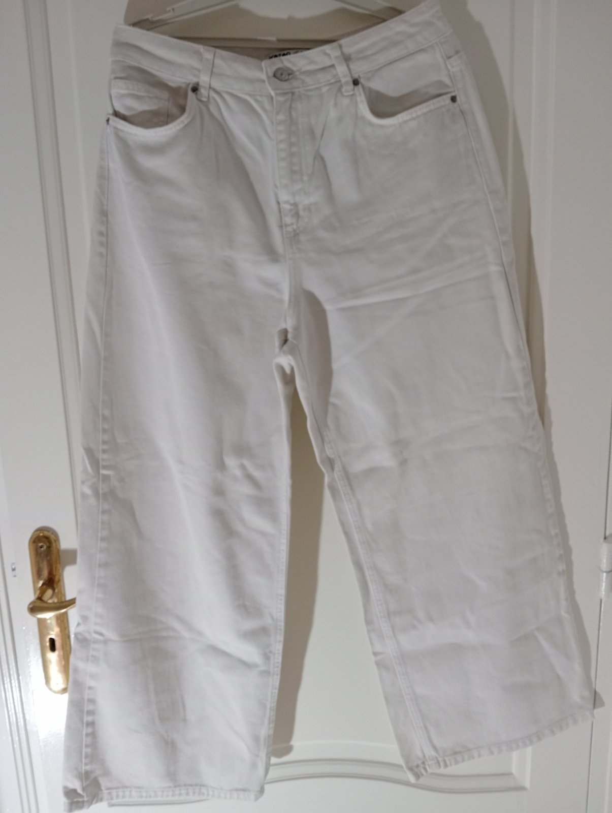 Jean blanc wide leg 