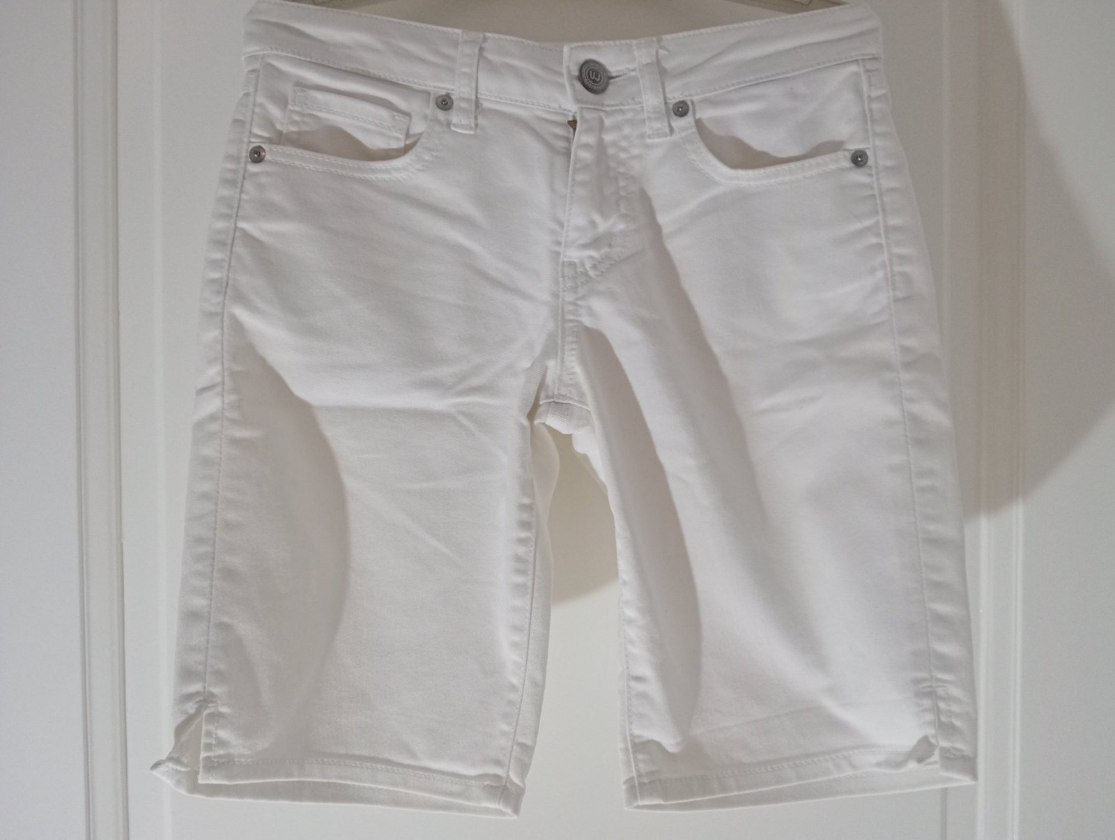 Short blanc jean 