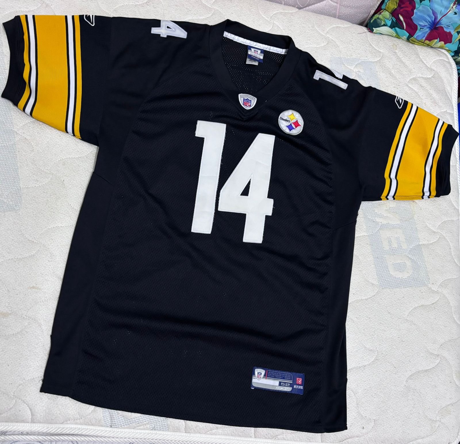 2006 Pittsburgh Steelers Limas Sweed #14 Black NFL Jersey