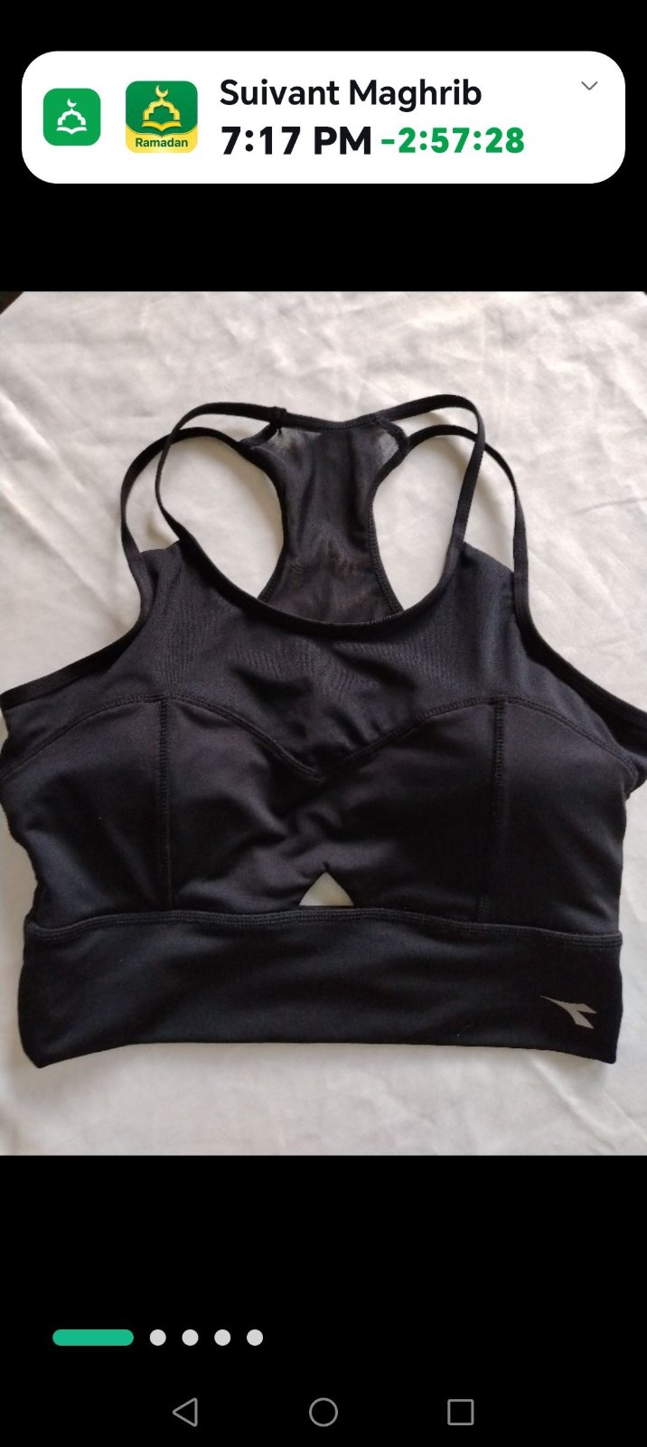 Magnifique brassière diadora