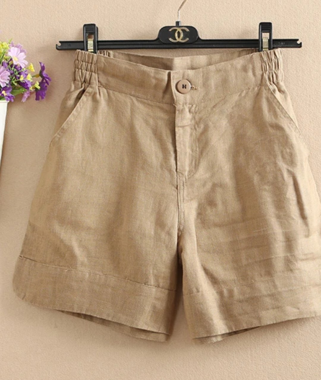 Magnifique short bermuda en lin