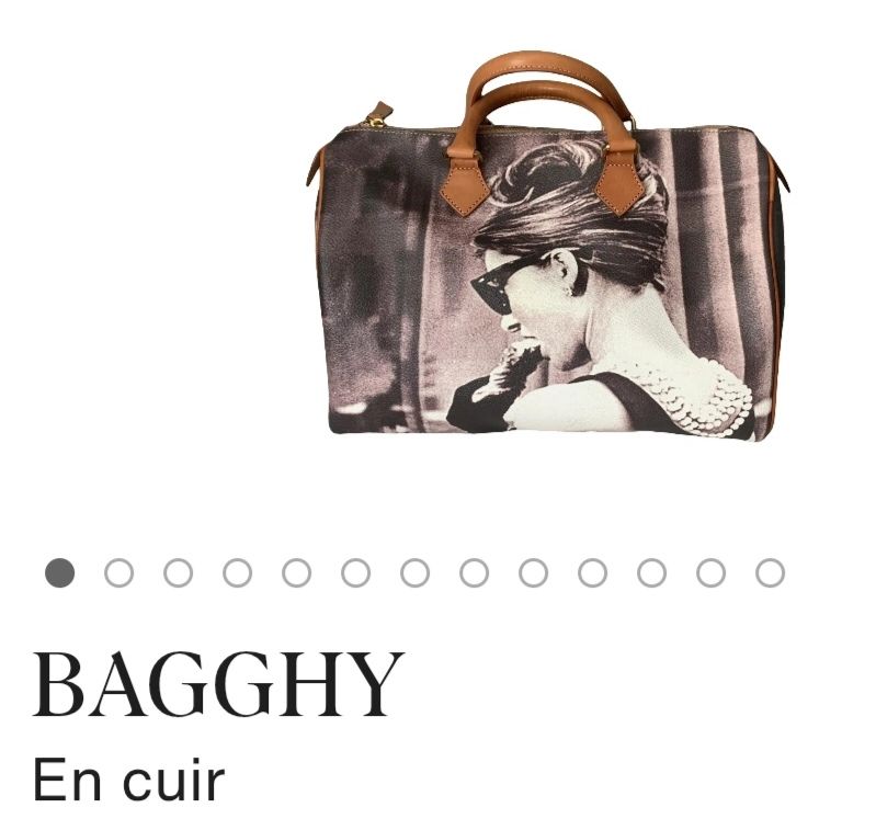 Magnifique sac à main en cuir