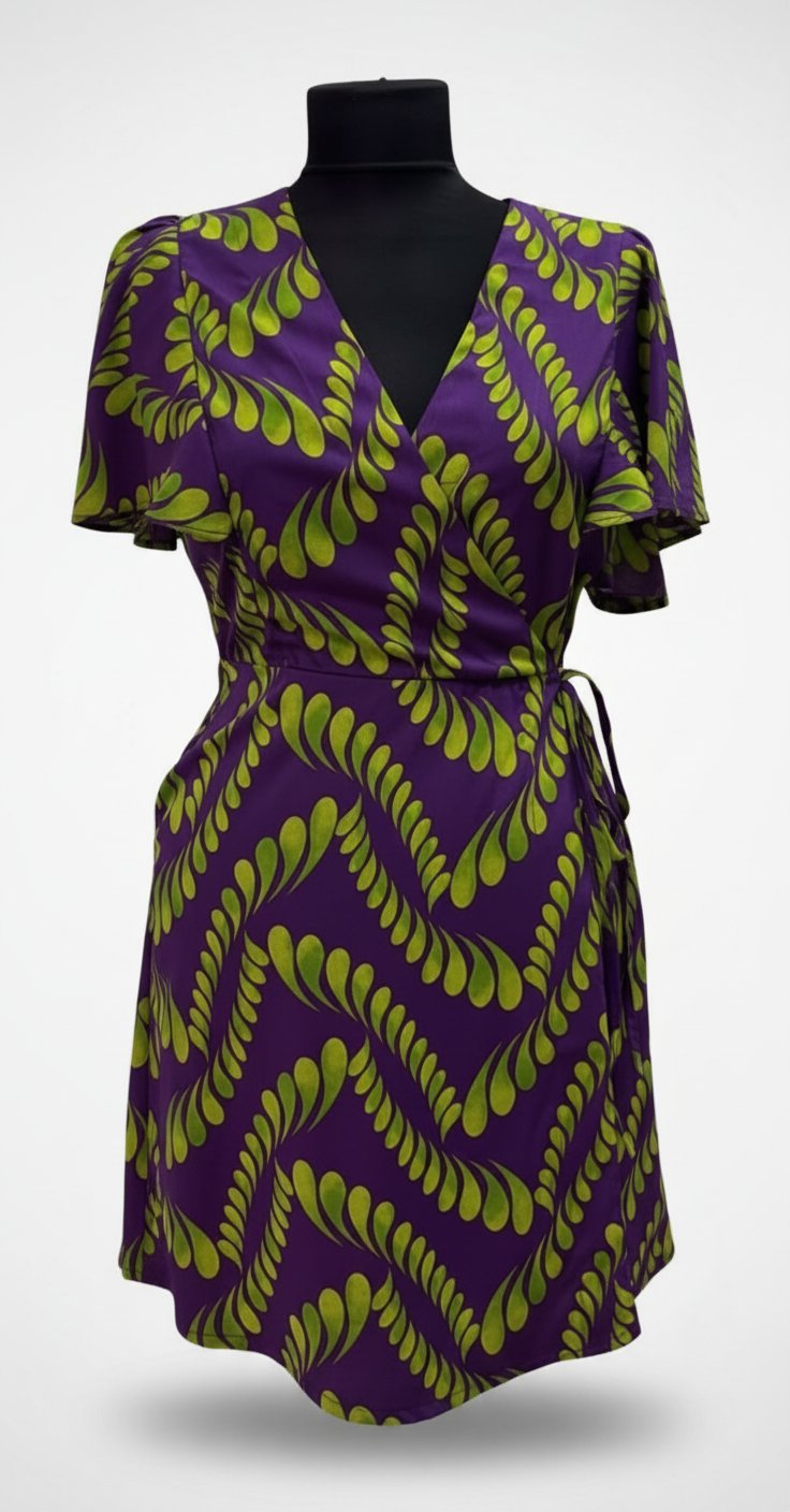 Magnifique robe jupe porte feuille 