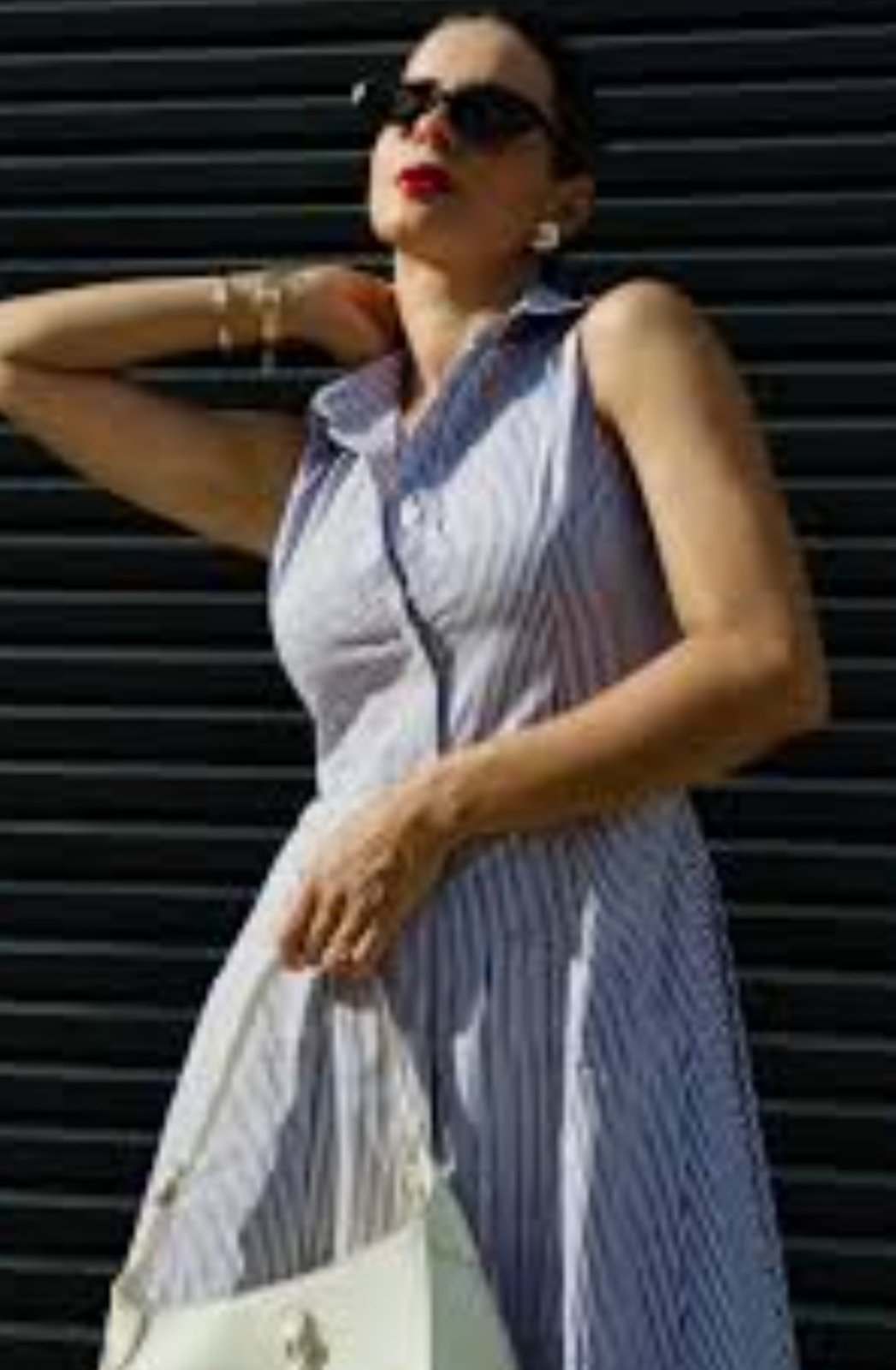 Magnifique robe rayée 
