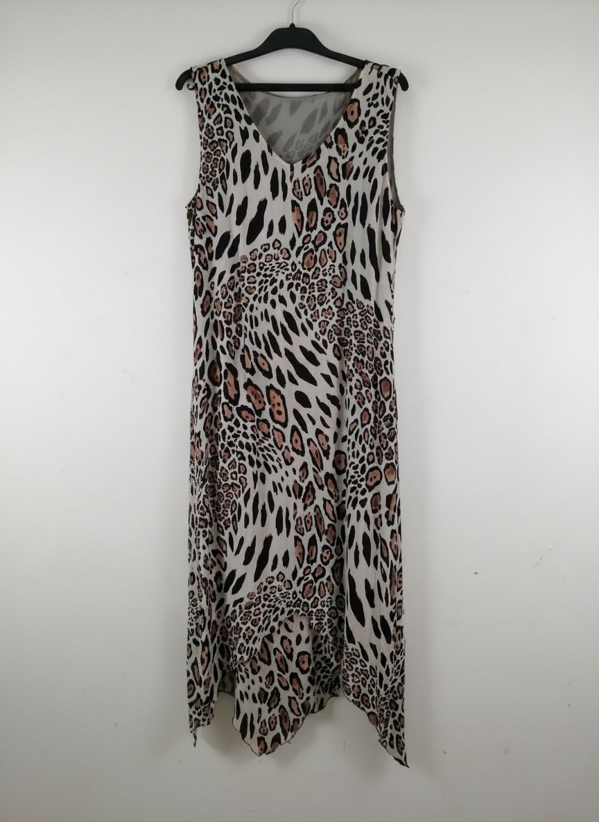 Magnifique robe imprimée léopard 