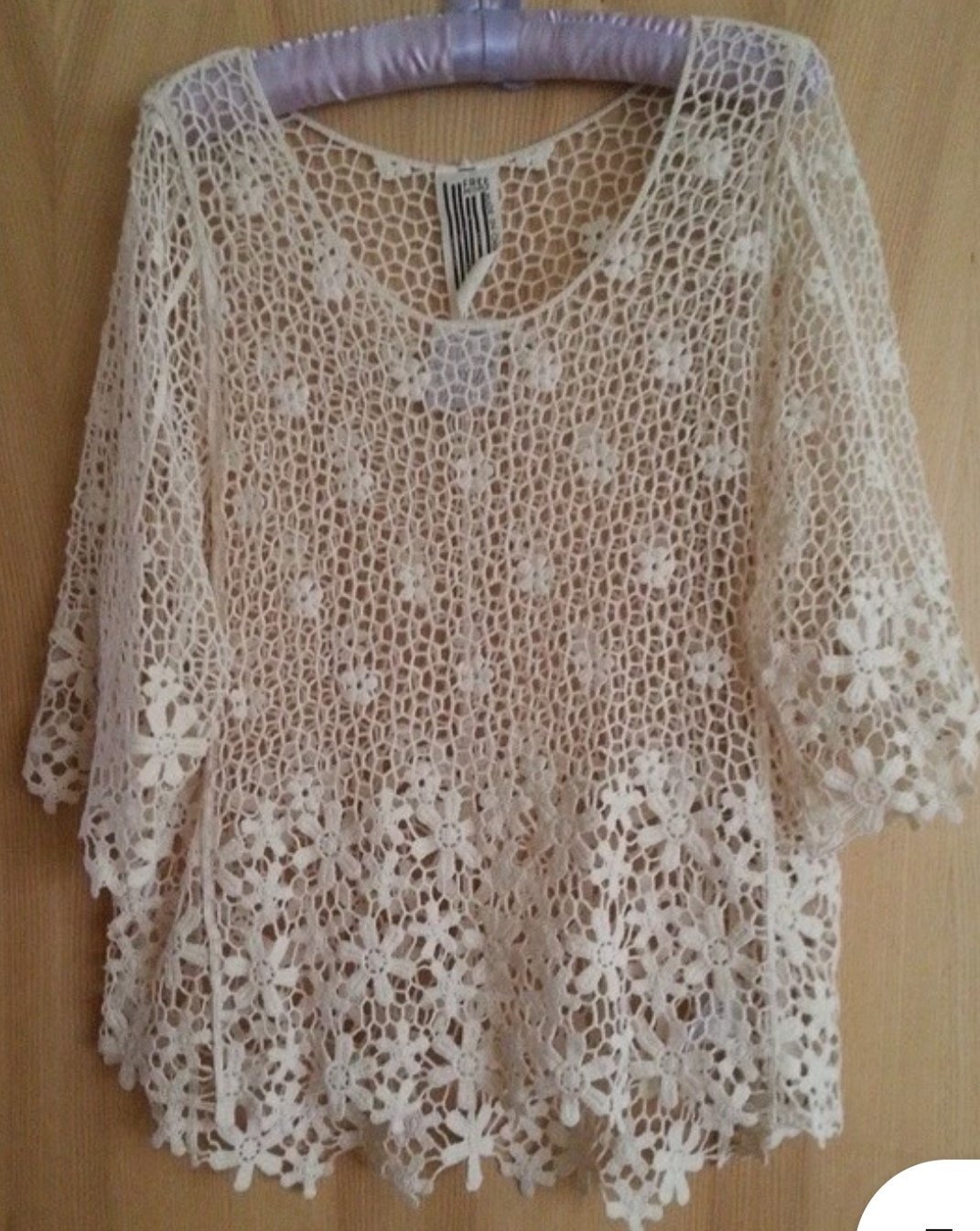 Jolie blouse en crochet 