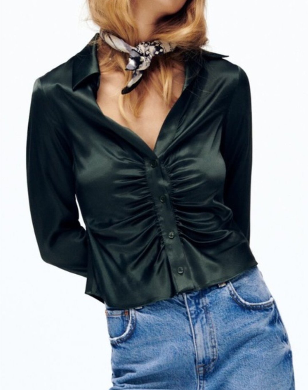 Magnifique chemise en satin