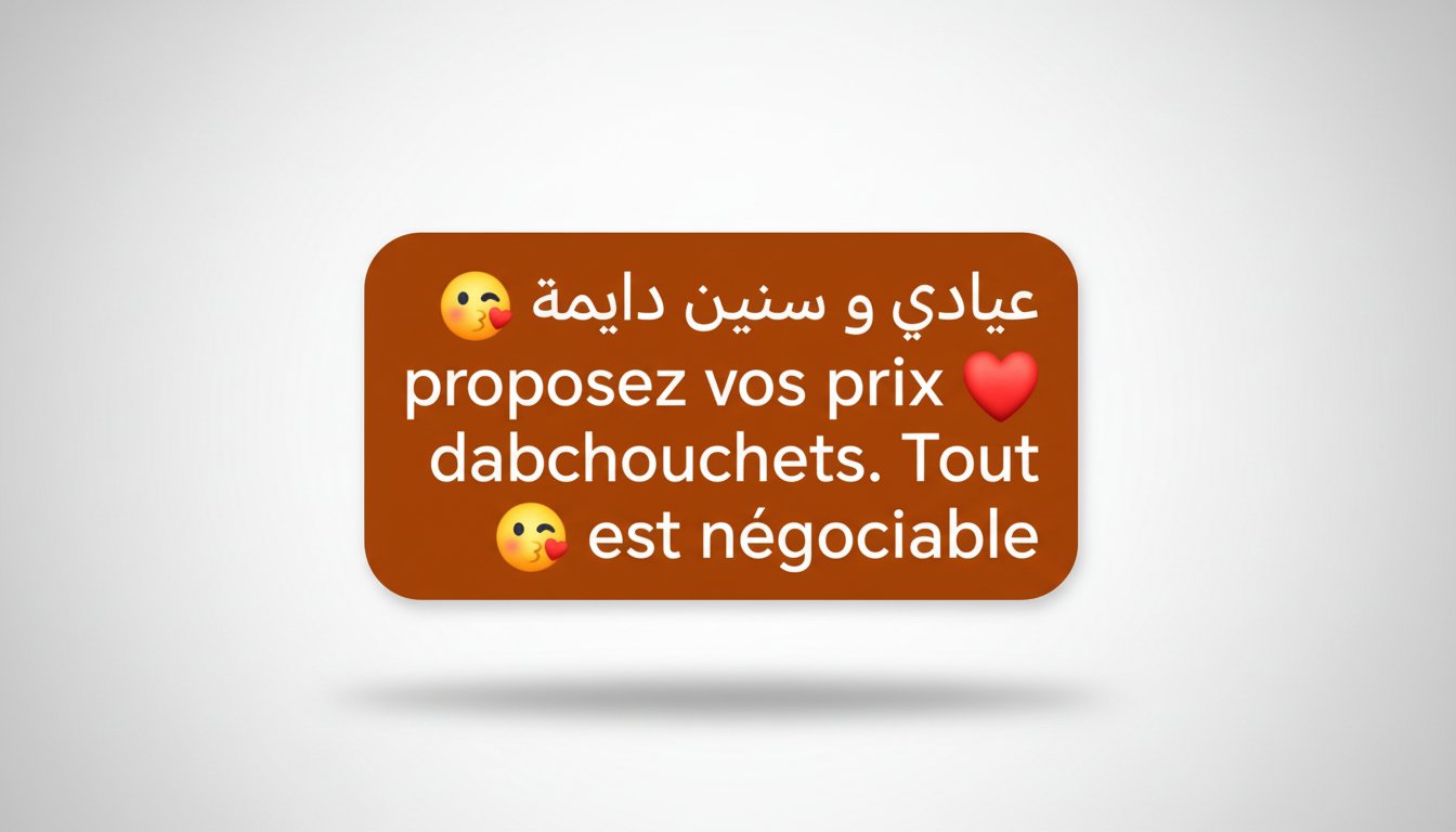 Tout est négociable 