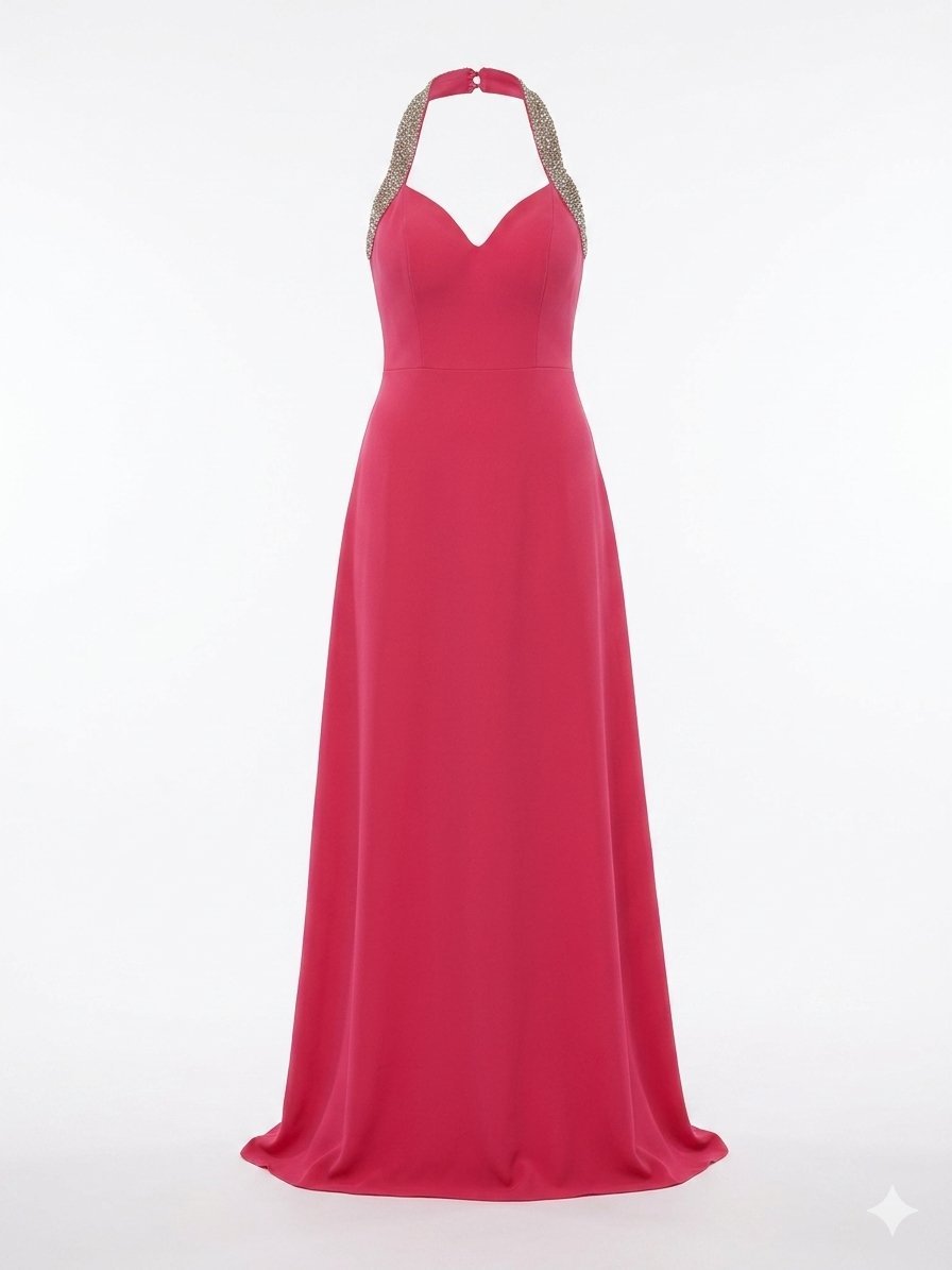 Robe soirée fushia