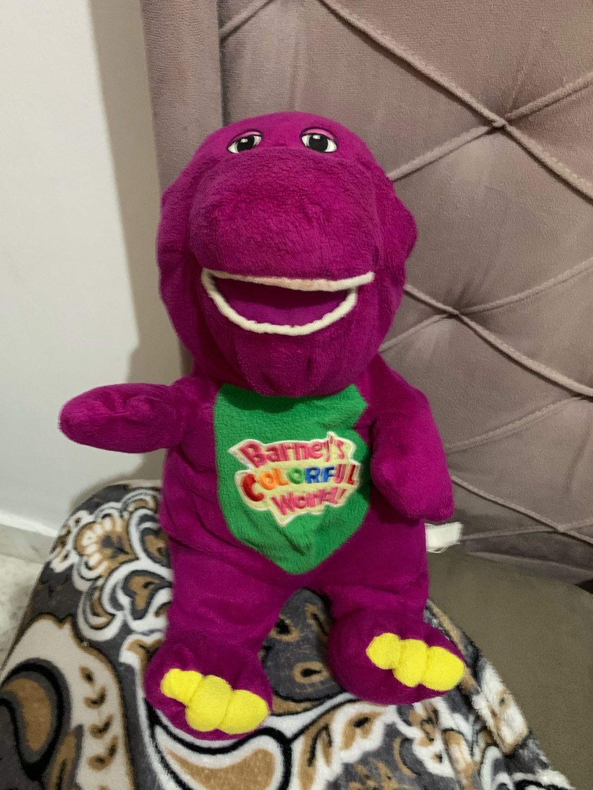 Peluche Barney originale – très bon état