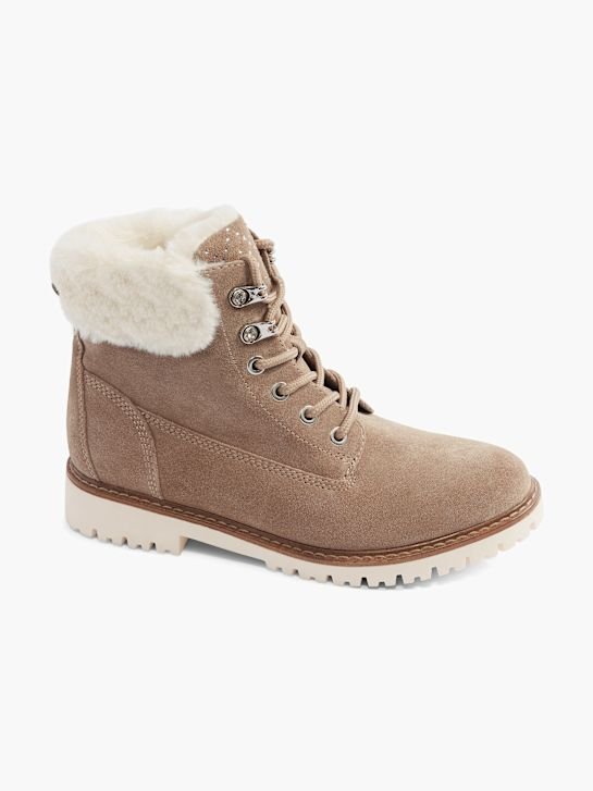 Bottine  couleur beige 