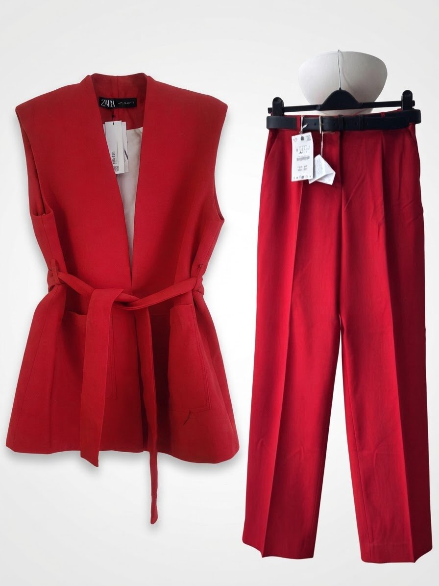 ✨ Ensemble Zara –Coupe structurée & élégance intemporelle ✨
