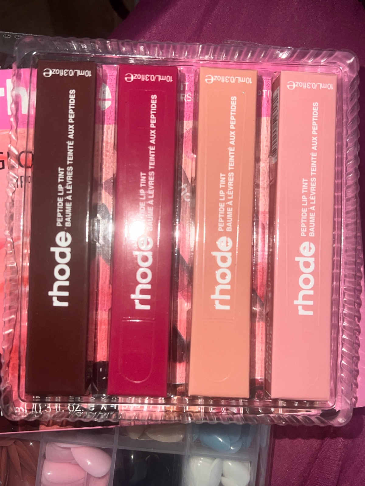 Pack glosses nude 