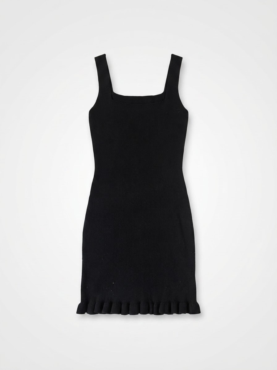 Robe coquette noir d'été