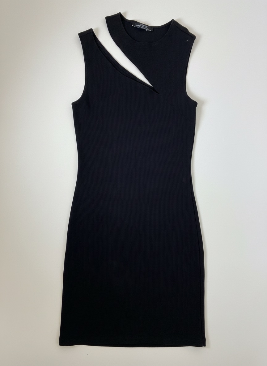 Robe noir Bershka