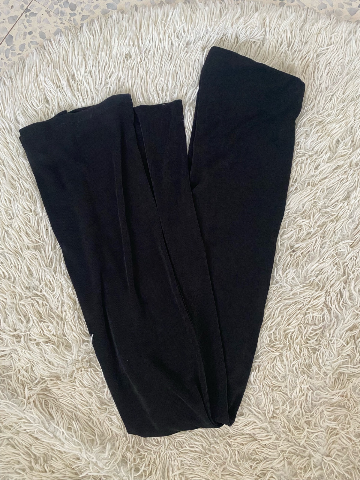Pantalon noir patte d'elephant 