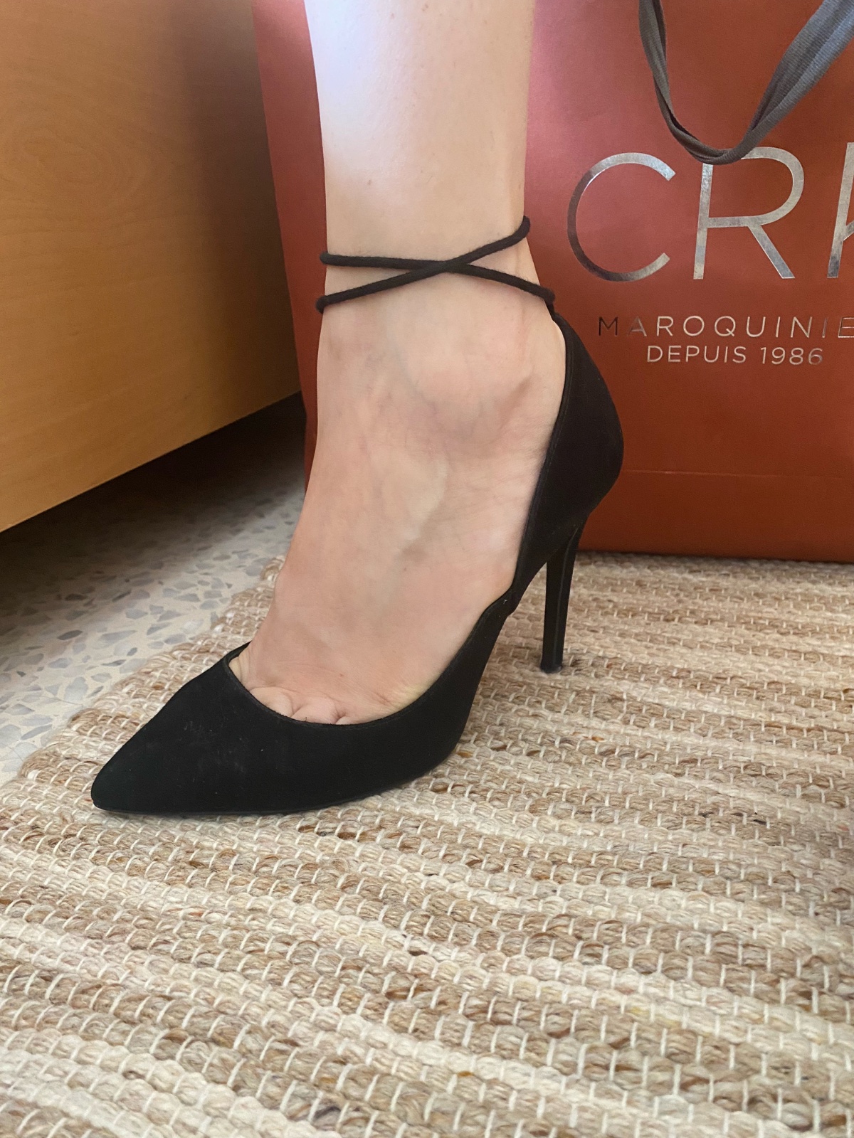 Talon noir bershka