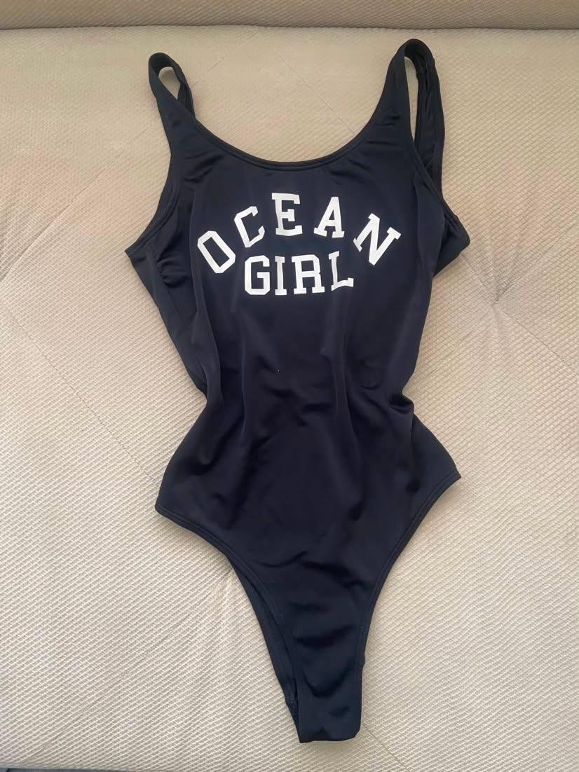 Maillot de bain une pièce noir « Ocean Girl » – Très bon état