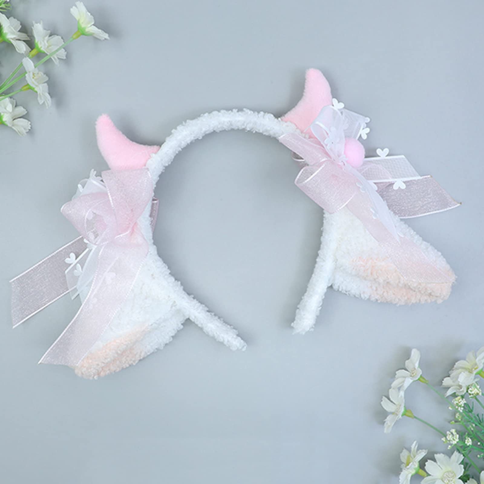 Pink devil ears