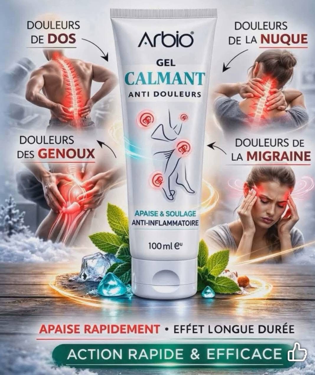 Gel calment