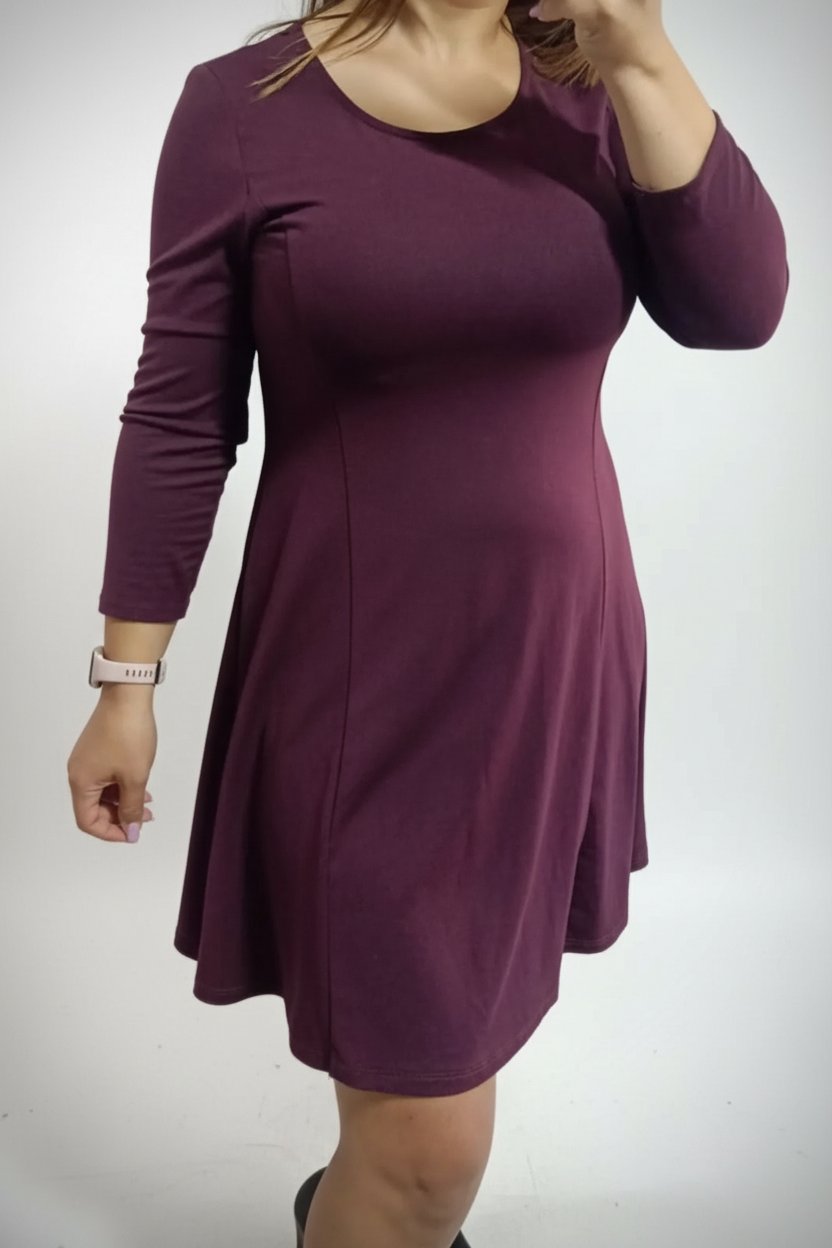 Robe en burgundy de chez PIMKIE 