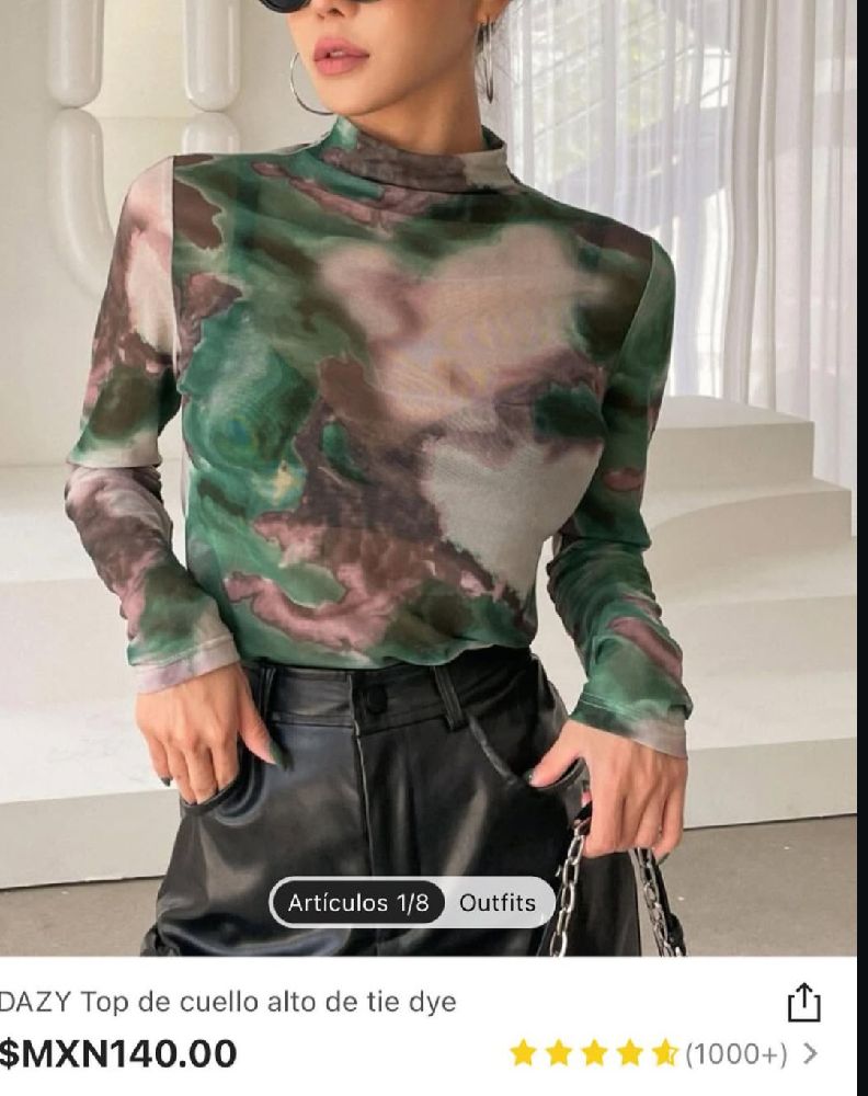 ✨ Top col montant tie-dye de chez Shein – style chic et tendance ✨