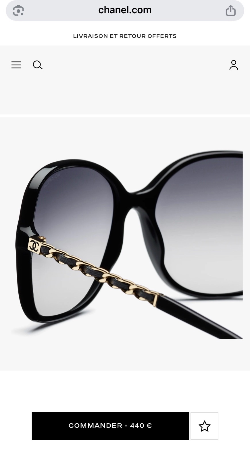 Lunettes Chanel