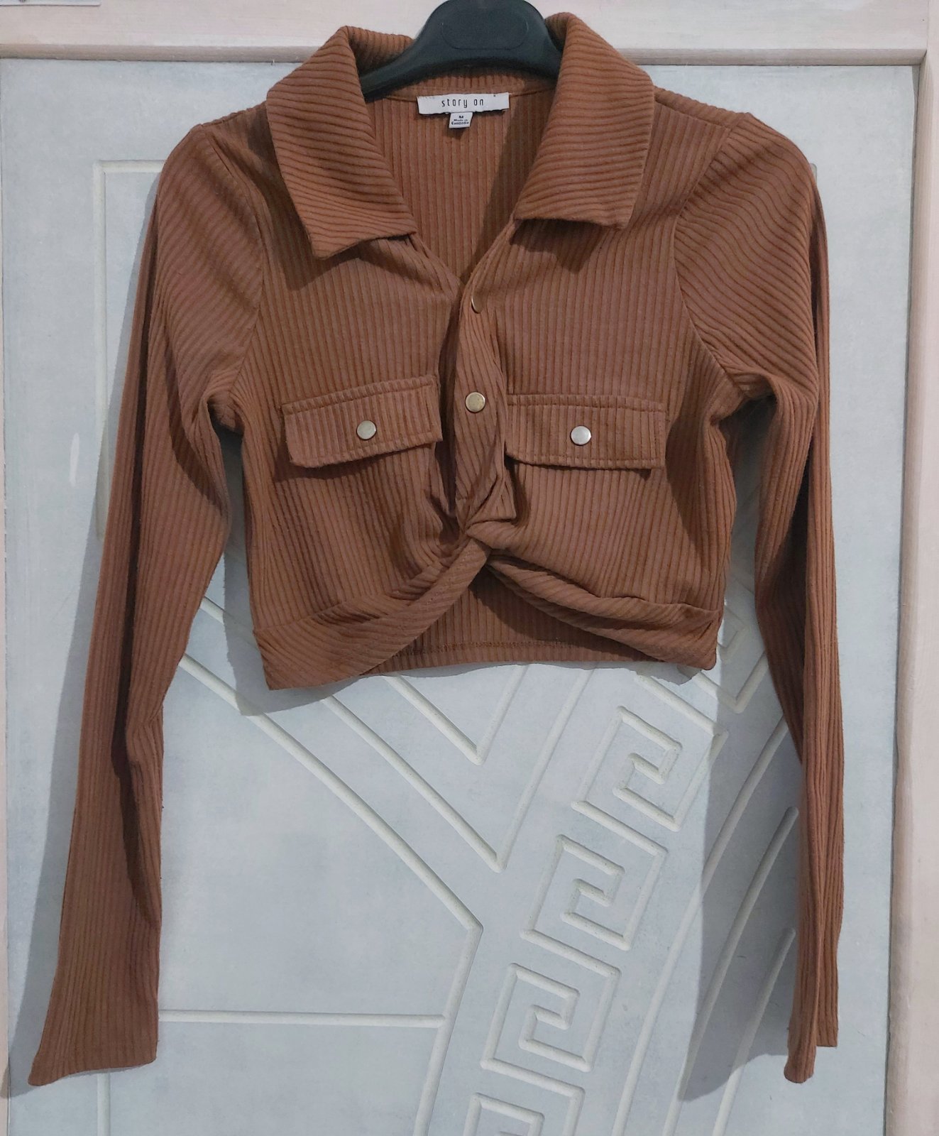 Chemise marron