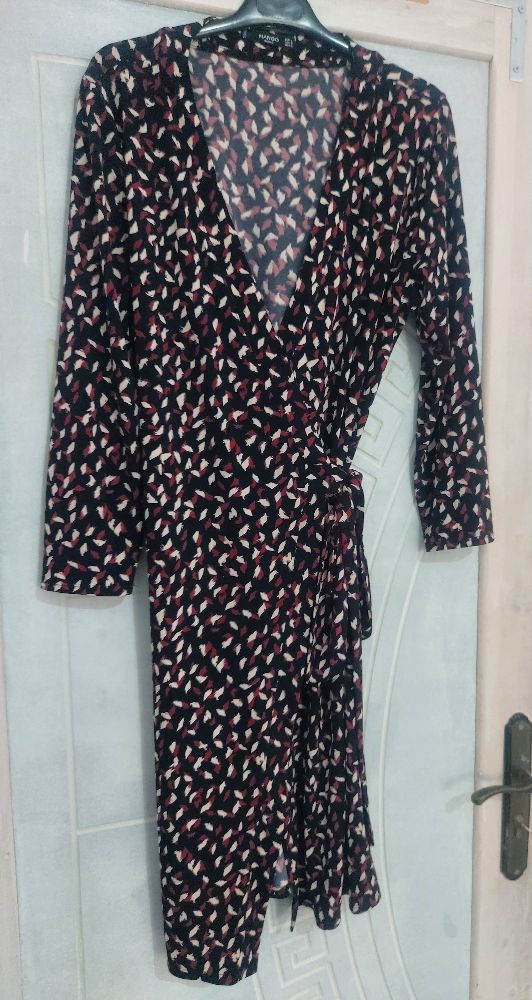 Robe portfeuille Mango