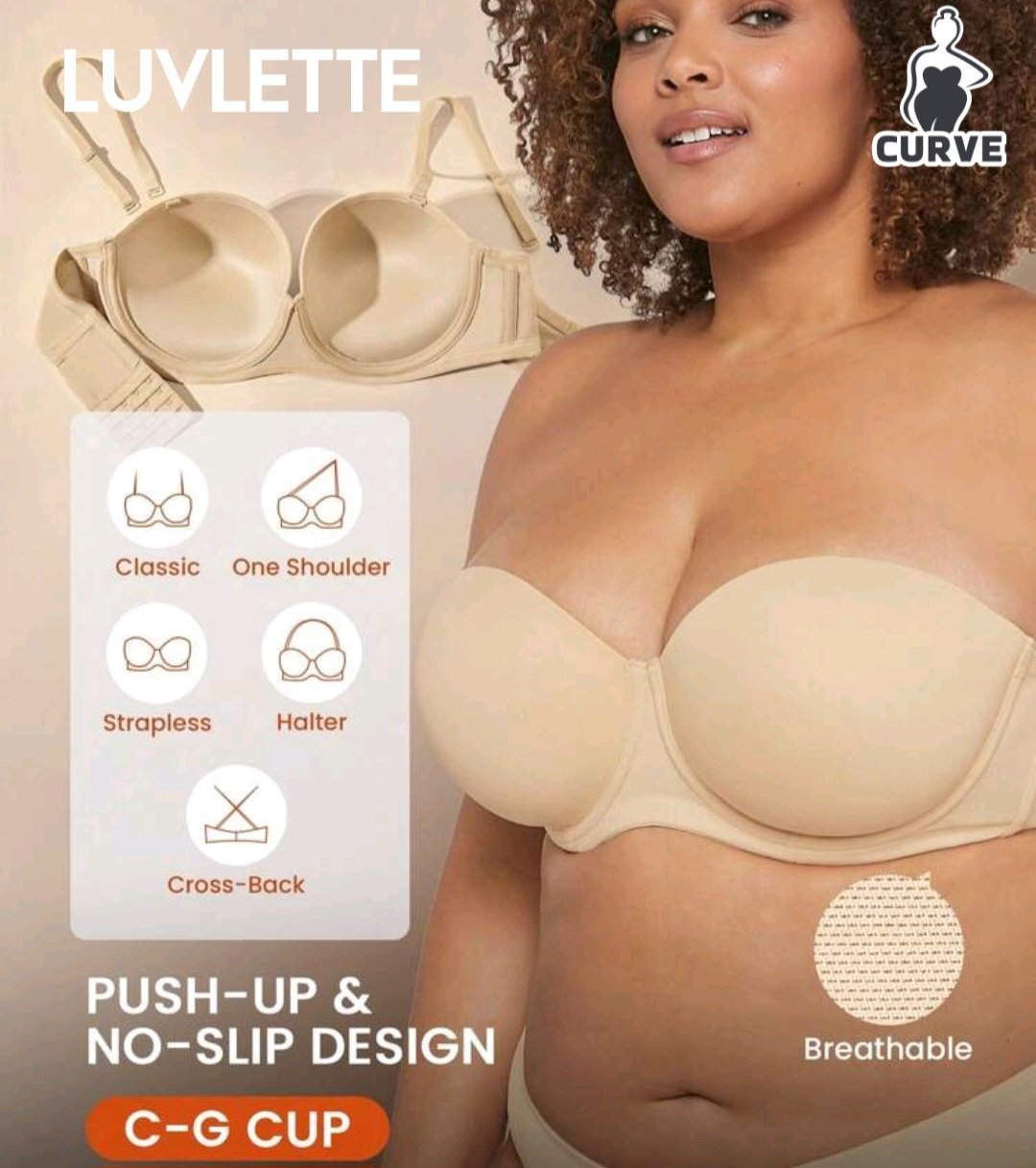 Soutien gorge avec ou sans bretelles