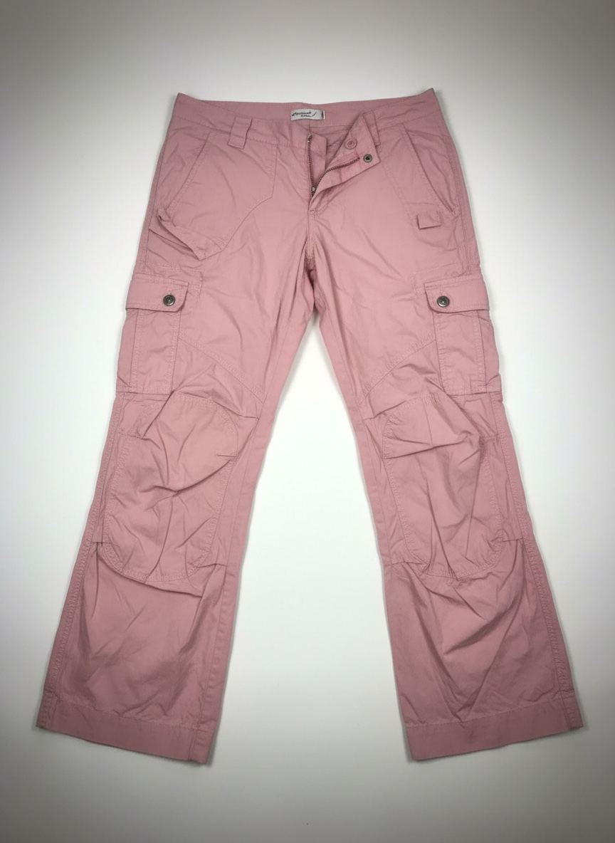 Pink parachute pants